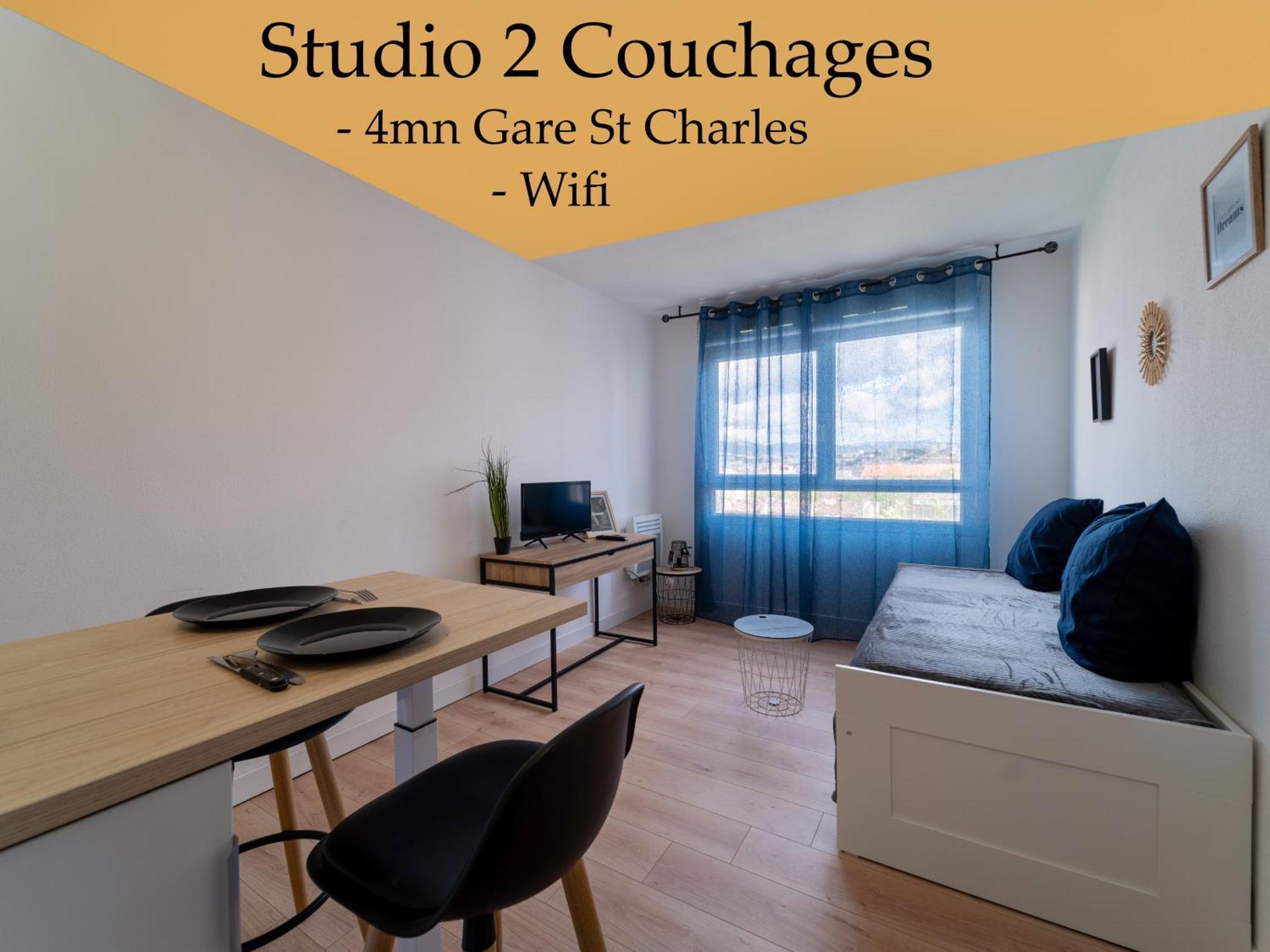 Appartement Tout Equipe A 6Min De La Gare St Charles Marselha Exterior foto